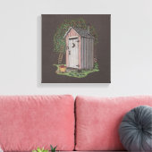 Apple Orchard Outhouse Canvas Afdruk (Insitu (Woonkamer))