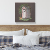 Apple Orchard Outhouse Canvas Afdruk (Insitu (Slaapkamer))