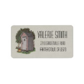 Apple Orchard Outhouse Etiket (Voorkant)