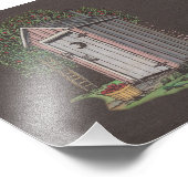 Apple Orchard Outhouse Foto Afdruk (Hoek)