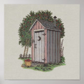 Apple Orchard Outhouse Poster (Voorkant)