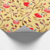 Apple Orchard red Cadeaupapier (Hoek)