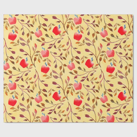 Apple Orchard red Cadeaupapier (Vlak)