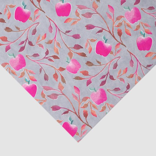 Apple Orchard roze Weefpapier Tissuepapier (Detail)