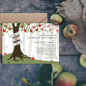 Apple Orchard Rustic Wedding Kaart