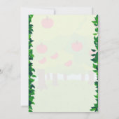 Apple Orchard Uitnodiging voor verjaardag (Achterkant)