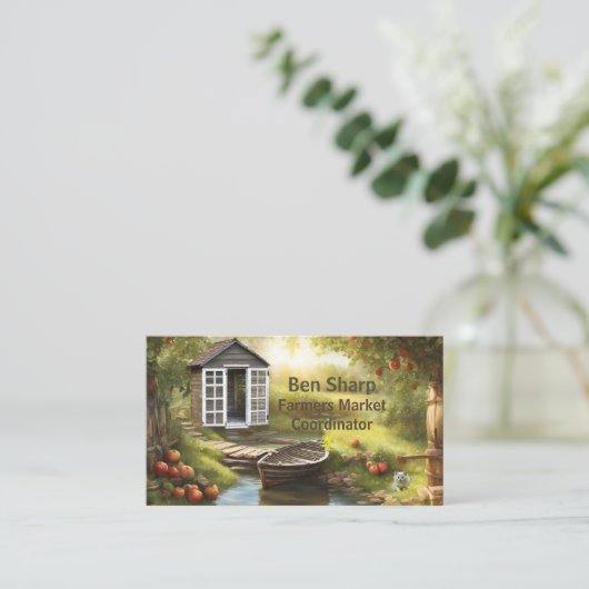 Apple Orchard Visitekaartje (Staand voorkant)