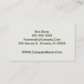 Apple Orchard Visitekaartje (Achterkant)