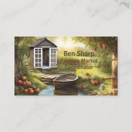 Apple Orchard Visitekaartje (Voorkant)