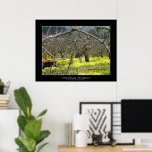 "Apple Orchard - Watsonville" Poster (Thuiskantoor)