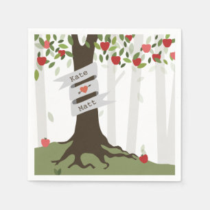Apple Orchard Wedding Napkins Servet