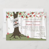 Apple Orchard Wedding Uitnodiging (Voorkant)