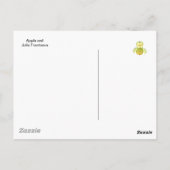 Apple owl briefkaart (Achterkant)