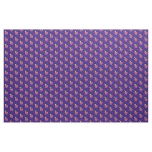 Apple Paars Pattern Stof (Yard (91,4 cm))