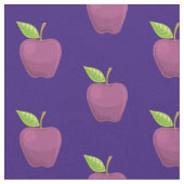 Apple Paars Pattern Stof (Close Up)