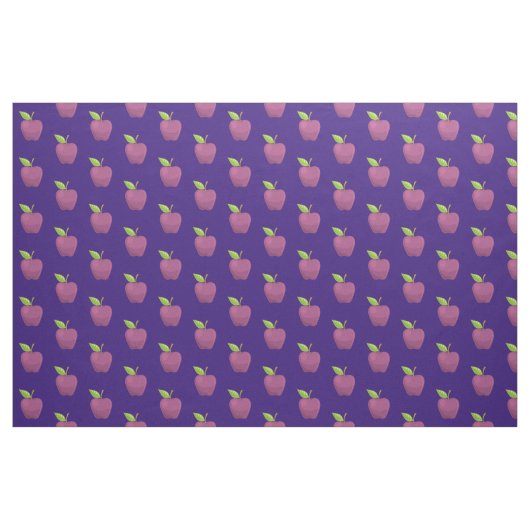 Apple Paars Pattern Stof (Fat Quarter)