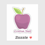 Apple Paars Sticker (Vel)