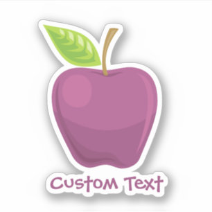 Apple Paars Sticker