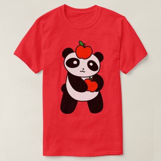 Apple Panda T-shirt (Design voorkant)