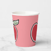 Apple Paper Cup Papieren Bekers (Links)