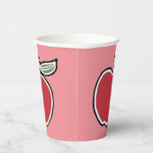 Apple Paper Cup Papieren Bekers (Rechts)