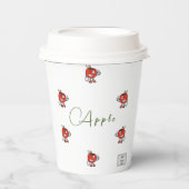 Apple Paper cup Papieren Bekers (Voorkant)