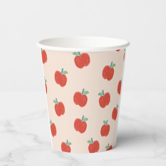 Apple Papieren Bekers (Achterkant)