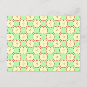 Apple patroon. briefkaart