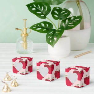 Apple Patroon Hart Favoriet Box voor Party Gifts Bedankdoosjes