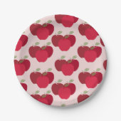 Apple Pattern 7" Ronde Bord voor feesten of evenem (Voorkant)