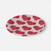 Apple Pattern 7" Ronde Bord voor feesten of evenem (Gekanteld)