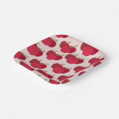 Apple Pattern 7" Vierkant Bord voor feesten of eve (Gebogen)