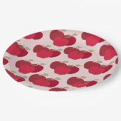 Apple Pattern 9" Ronde Bord voor feesten of evenem (Gekanteld)