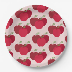 Apple Pattern 9" Ronde Bord voor feesten of evenem