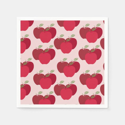 Apple Pattern Cocktail servetten voor feesten (Voorkant)