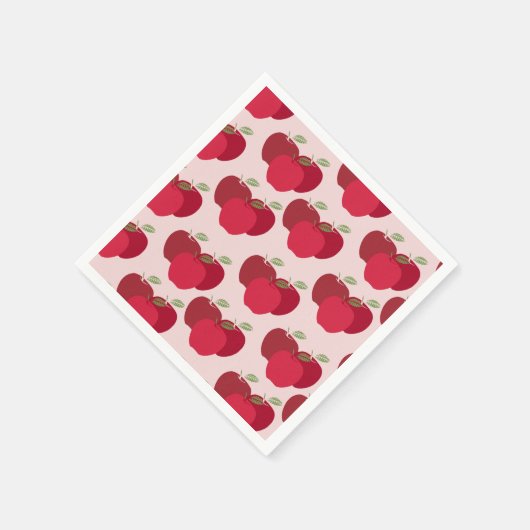Apple Pattern Cocktail servetten voor feesten (Hoek)