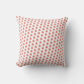 Apple Pattern | Cute Teacher Modern Scandi Pink Kussen (Voorkant)