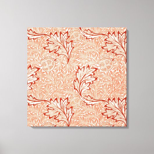 Apple Pattern (door William Morris) Canvas Afdruk (Voorkant)