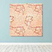Apple Pattern (door William Morris) Canvas Afdruk (Insitu (Houten vloer))
