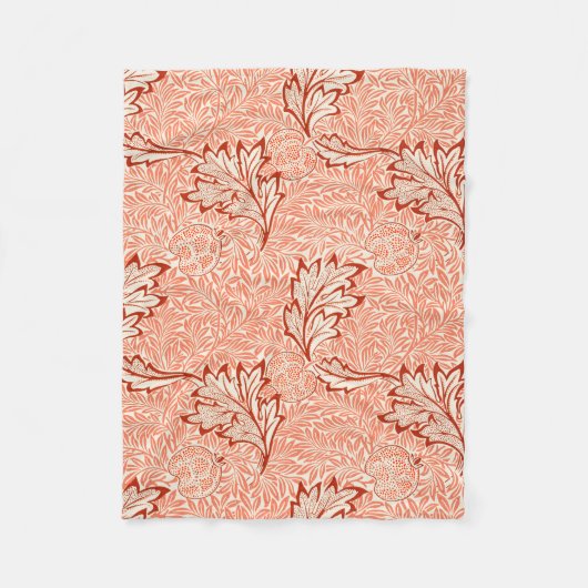 Apple Pattern (door William Morris) Fleece Deken (Voorkant)
