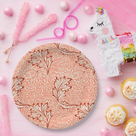 Apple Pattern (door William Morris) Papieren Bordje (Feest)