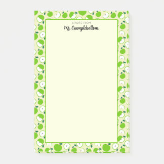 Apple Pattern Een notitie van Teacher Schattige Post-it® Notes