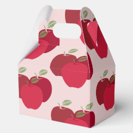 Apple Pattern Gable Favoriete Box voor Feestgesche Bedankdoosjes