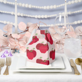 Apple Pattern Gable Favoriete Box voor Feestgesche Bedankdoosjes