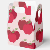 Apple Pattern Gable Favoriete Box voor Feestgesche Bedankdoosjes (Open)