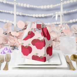 Apple Pattern Gable Favoriete Box voor Feestgesche Bedankdoosjes
