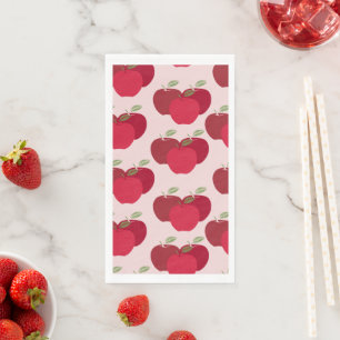 Apple Pattern Gastenhanddoek Napkin voor Herfst Ev Servet