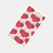 Apple Pattern Gastenhanddoek Napkin voor Herfst Ev Servet (Hoek)