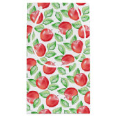 Apple Pattern Personalized Teacher Klein Cadeauzakje (Achterkant)