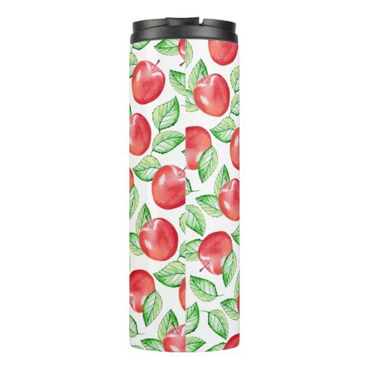 Apple Pattern Personalized Teacher Thermosbeker (Achterkant)
